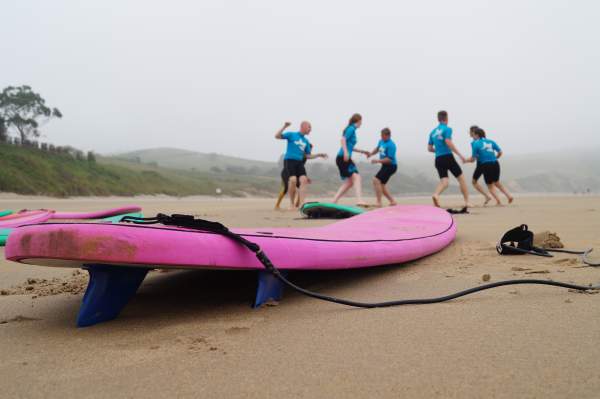 2019 | AWO Jugendreise Sufcamp Oyambre | Surf Stunden 2