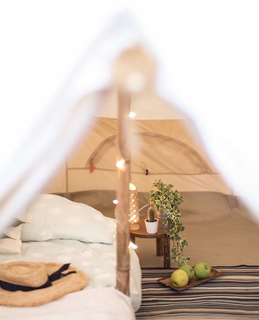 Havah Rituals Yoga & Surf Retreat | Moliets | Tents | 850x1050